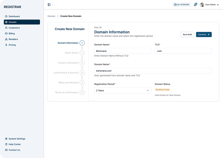 Domain Details